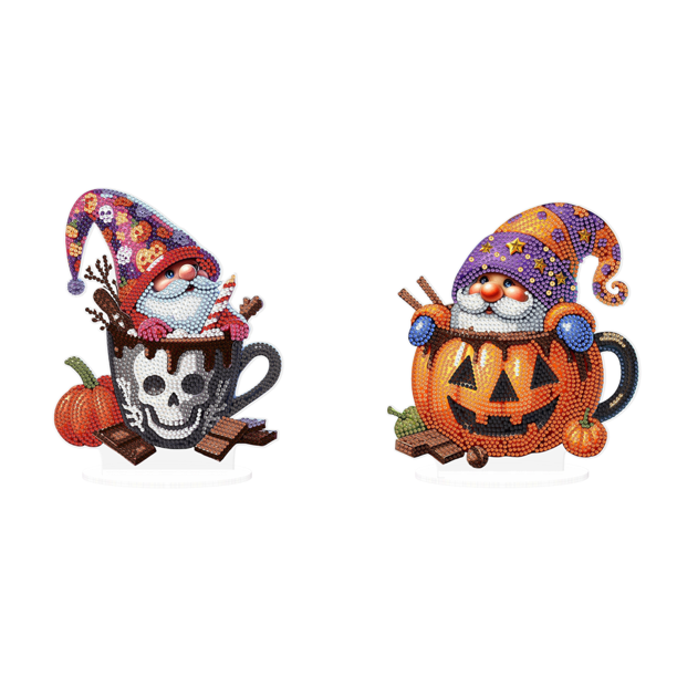 Acrílico Forma Especial Halloween Esqueleto Decoraciones Escritorio