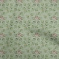 thumbnail image 1 of oneOone Polyester Spandex Light Green Fabric Leaves Craft Projects Decor Fabric Printed By The Yard 56 Inch Wide, 1 of 5