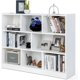 thumbnail image 1 of Songqin 8 Cube Bookcase, Freestanding 3-Tier Open Bookshelf, Modern Storage Display Cabinet, Wood Cube Storage Organizer for Living Room, Kid’s Room, White, 1 of 9