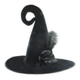 thumbnail image 2 of Decoraciones de Halloween, adornos de Halloween, regalos de Halloween, accesorios de Halloween, suministros para fiestas de Halloween, sombrero de bruja de Halloween, sombrero de bruja sexy para damas, 2 of 7