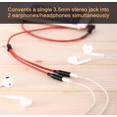 thumbnail image 4 of FLINT- Stereo Audio Cable Poweradd 3.5Mm Aux Cable (2.5Ft) Male To 2 Port Female Us Sel, 4 of 6