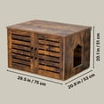 thumbnail image 5 of TRIXIE XL Farmhouse Litter Box Enclosure, Hidden Litter Box Cabinet or End Table, 5 of 9