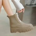 thumbnail image 5 of AUXDIQ Wellington Boots Women Mid-calf Wellies Waterproof Rain Boots Outdoor Garden Shoes, 5 of 6