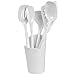 thumbnail image 3 of Hutzler Melamine Cooking Utensils and Crock Set, 6-pc, White, 3 of 4