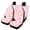 Pink Paw Print Pattern, variant on Pzuqiu Dragonfly Car Seat Covers Full Set Auto Interior Decor Protector Interior Accessories Polyester Fabric Front and Rear Seat Cover Set Fit for Van Trucks
