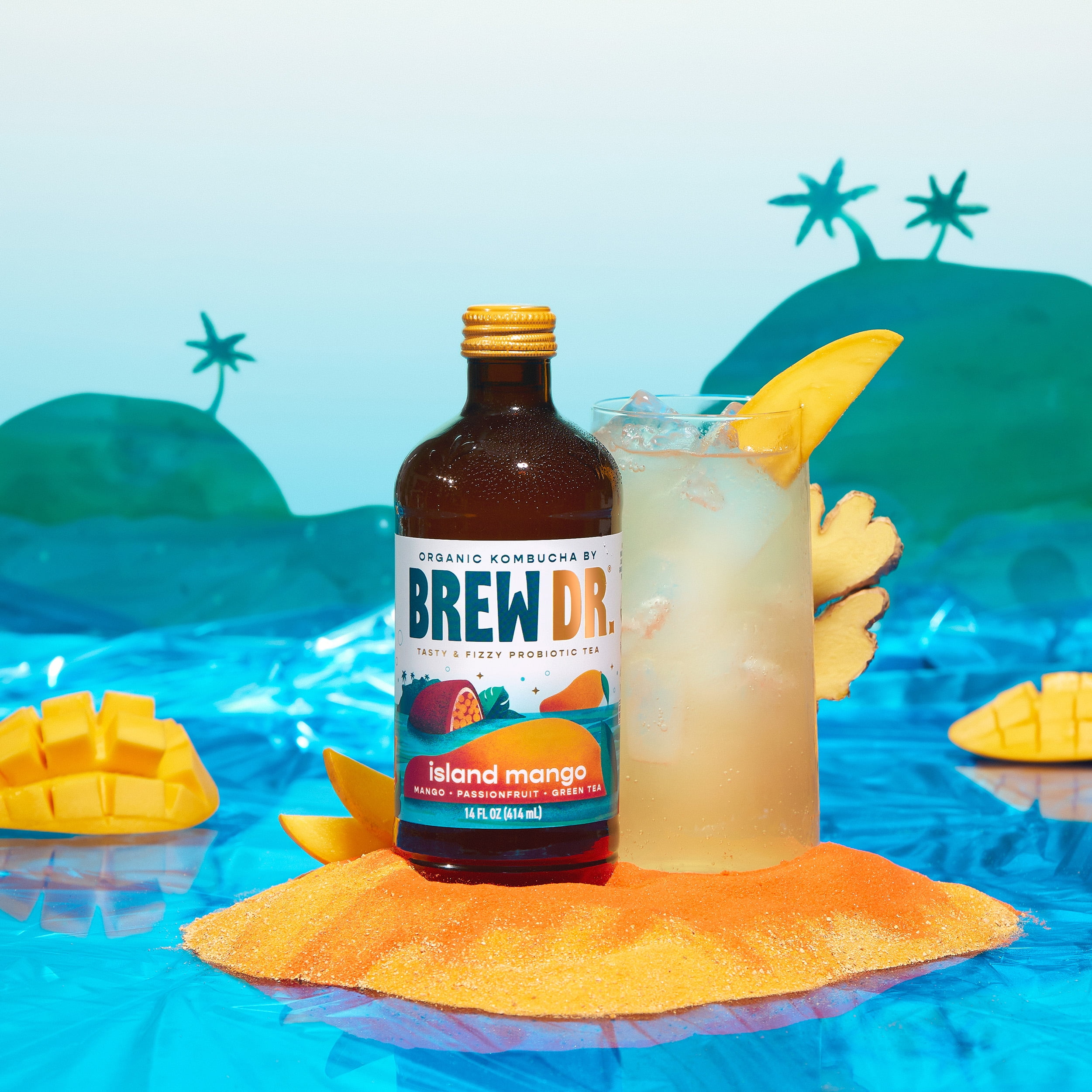 KOMBUCHA CLEANSE アイランドマンゴー 7本 【公式通販】