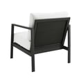 thumbnail image 6 of Linon Turner 3 Piece Outdoor Chair & Table Set White Cushions in Black Aluminum, 6 of 18