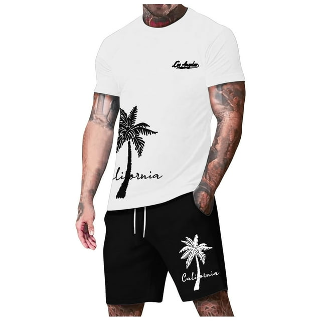 Playera Para Hombre, Camiseta De Manga Corta Holgada Con Cuello Redondo Y Estampado Informal A La Moda Para Niño Y Niña