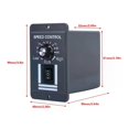 thumbnail image 5 of DC 12-60V 40A PWM Brush Motor Speed Controller CW CCW Reversible Switch, 5 of 5