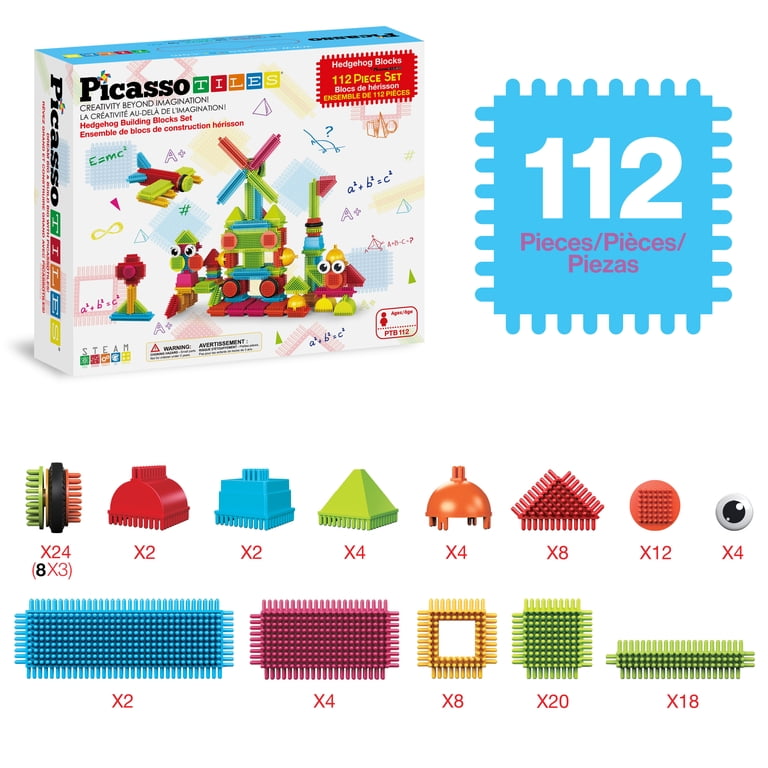 Hedgehog Bristle Blocks Building Set 112-Piece photo 8