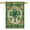 Welocme Lucky Shamrock-1, variant on St. Patrick's Day Outdoor Flags Holiday Garden Flag Shamrock Clovers Hat Green Lucky Day Outdoor Flag 28''×40'' Burlap Vertical Double Sided Welcome Flag for Home,Spring Holiday Decor