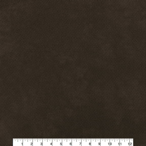 Berkshire Home Faux Leather 54" width Pin dot Brown Fabric, Cut by the Yard