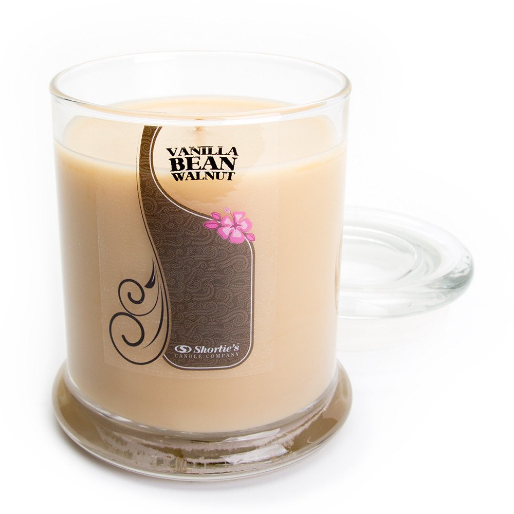 Vanilla Bean Walnut Candle 10 Oz. Highly Scented Beige Jar Candle