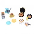 thumbnail image 2 of 1/12 Miniature Dollhouse Kitchen Set, Mini House Furniture Accessories Kits, Scale Stand Miniature Furniture Toys for Girls B, 2 of 7