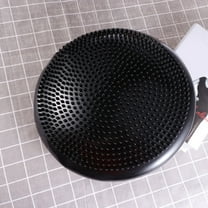 SOPOTUTU Black Wobble Cushion for Exercise Balance Disc Core Strength and Posture Improvement