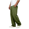 thumbnail image 4 of Qiyinn Man Fashion Casual Comfy Solid Color Loose Summer Drawstring Pockets Pants, 4 of 5
