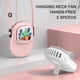 thumbnail image 3 of Ventilador de cuello portátil M02 en color rosa, ligero y cómodo con batería de larga duración y diseño ergonómico., 3 of 6