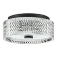 thumbnail image 7 of Elle 2 - Light Black Modern / Traditional - LED Steel Flush Mount Light, 7 of 7
