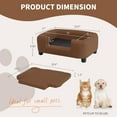 thumbnail image 3 of PRZL 25-Inch Modern Pet Sofa with PU Scratch-Resistant Fabric and Adjustable Legs, Elevated Dog Couch for Small and Medium Dogs, Comfortable Dog Sofa Bed, 3 of 9