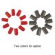 thumbnail image 5 of Funda de silicona para baquetas, juego de 10, color café – Reduce el ruido y protege tus baquetas durante la práctica., 5 of 7