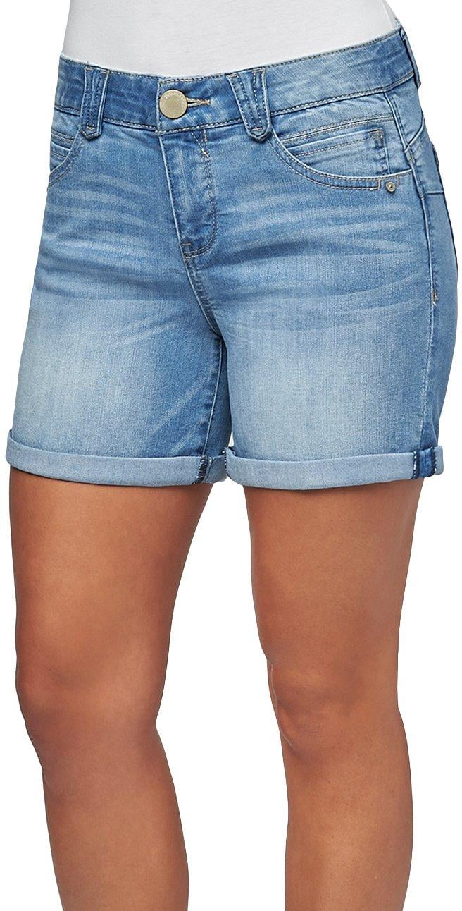 women's democracy jean shorts