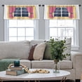thumbnail image 5 of LALILO Kitchen Curtain Valance Wonderful Landscape Winter Rod Pocket Window Curtain 52"x 18" Set of 2, 5 of 7