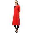 thumbnail image 3 of Phagun Ladies Rayon Kurti Kurta Summer Tunic Top Indian Chic Regular Casual Clothing, 3 of 8