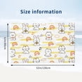 thumbnail image 2 of Cartoon Cute Rabbit Tiger Bath Towel, Highly Absorbent towels for bathroom Quick Drying Microfiber Bath Towels for Body, Soft Shower Towels for Sport, Yoga, SPA, Gym 27x55in, 2 of 5