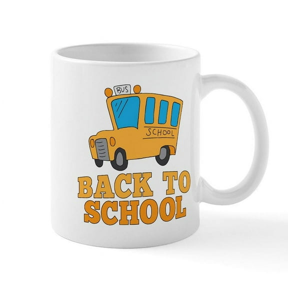 CafePress - Back To School Mug - 11 oz Ceramic Mug - Novelty Coffee Tea Cup