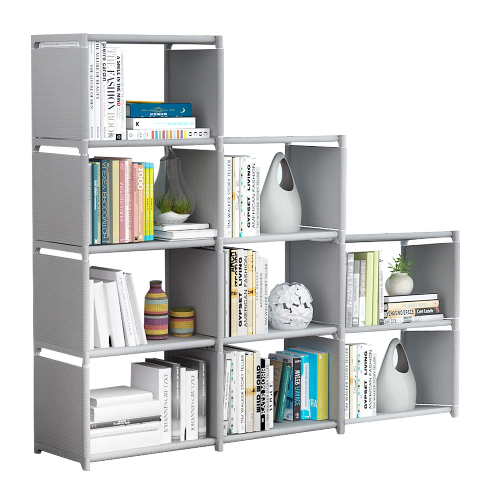 9 Cube Storage Shelf Organizer DIY Bookcase Closet for Office