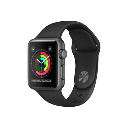 UPC 190198209825 product image for Apple Watch Series 2 - 38 mm - space gray aluminum - smart watch with sport band | upcitemdb.com