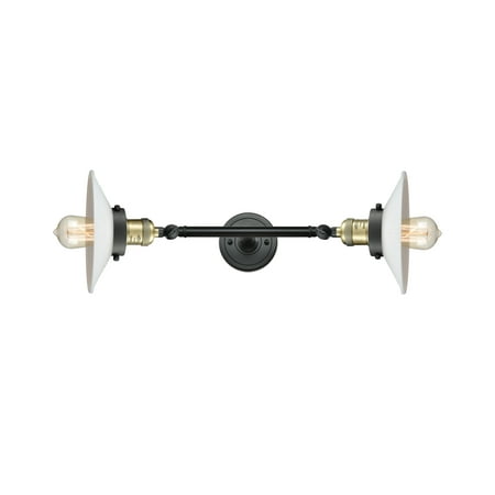 

Innovations Lighting 208L Halophane Halophane 2 Light 20 Wide Bathroom Vanity Light -