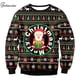 thumbnail image 2 of Sudadera con cuello redondo de gran tamaño para hombre y mujer, chándal de Navidad feo, jerséis Harajuku, ropa de calle, ropa de otoño, 2 of 4