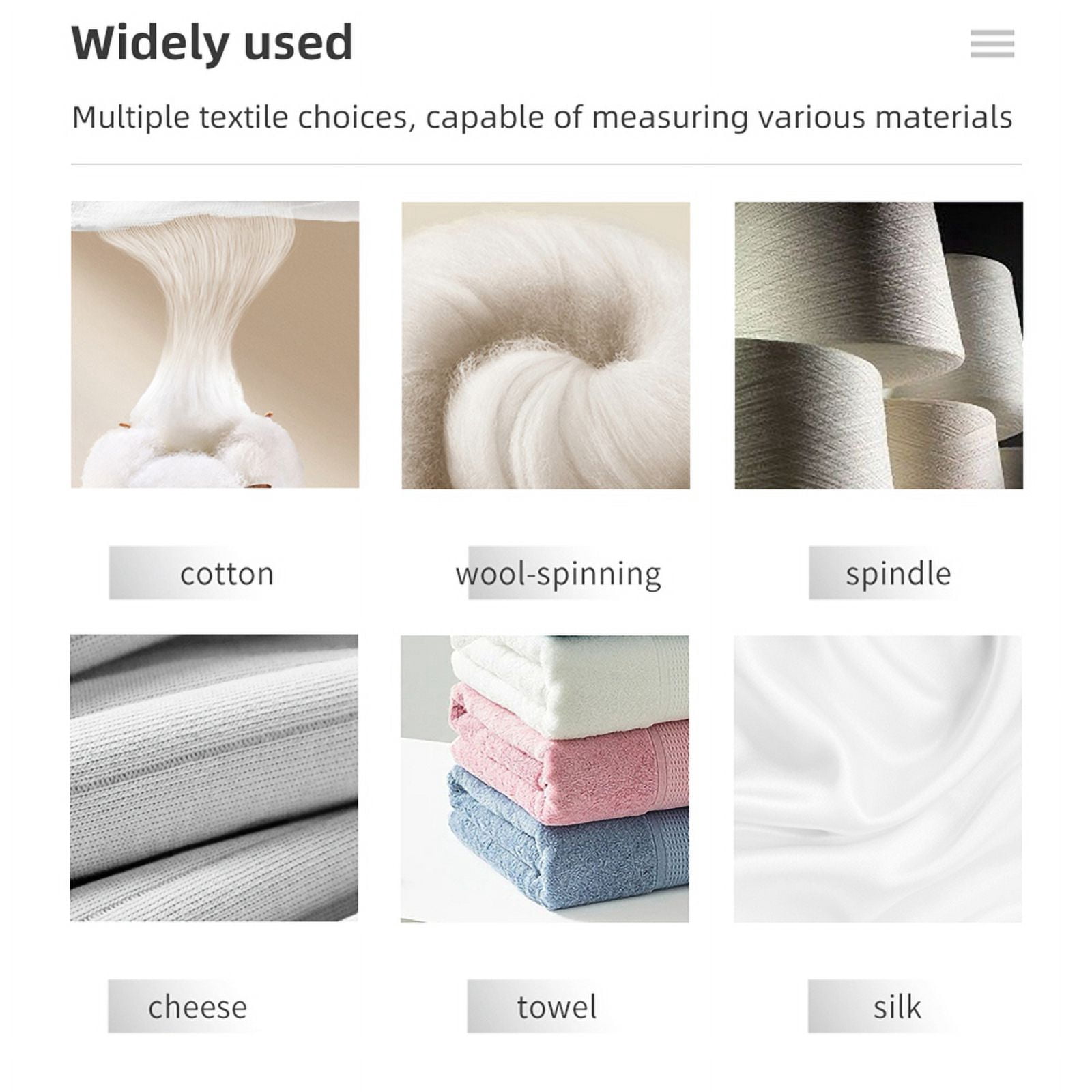 Yarn Moisture Meter Wool Silk Woollen Textile Materials Humidity Tester LCD Digital Display Cotton Hygrometer