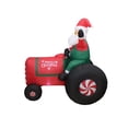 thumbnail image 3 of Tractor inflable de Santa Claus de 1,6 m con luces LED, 3 of 4