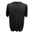 thumbnail image 3 of Men's Casual Vacation Short Sleeve Polo Shirt - Lapel Design, Polyester-Spandex, S-XXXL Sizes, 3 of 4