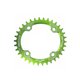 thumbnail image 1 of Greeniant Bicicleta 38T Oval estrecho ancho 104BCD bicicleta de montaña placa de bielas bicicleta rueda de cadena ciclismo platos y bielas placa Ciclismo verde 38T Greeniant OD3200-22B, 1 of 6