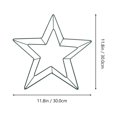 thumbnail image 3 of 2pcs Metal Wreath Rings Wall Hanging Decor Wreath Frame Craft Floral Ring, 3 of 5