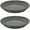 Gray, variant on Sunnydaze 7-Inch Ceramic Plant Saucers - Plant Drip Trays for Outdoor Planter Flower Pot Drainage - Set of 2 - Imperial Blue