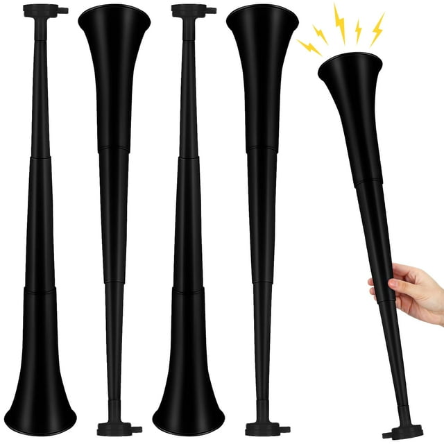 Bocina de estadio plegable Outus Vuvuzela de plástico, 60 cm, 4 unidades