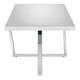 thumbnail image 4 of Furniture of America Talla Rectangle Mirror Top and Chrome Coffee Table, 4 of 8