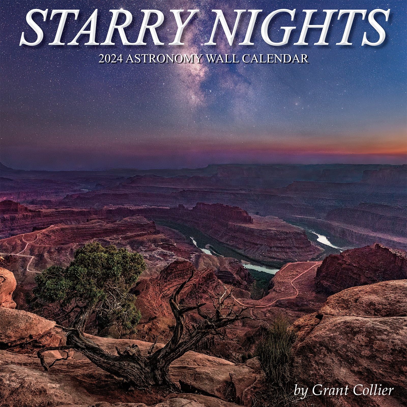 Starry Nights 2024 Astronomy Wall Calendar featuring photography of