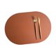 thumbnail image 4 of Mantel Individual para mesa, tapete para comida, decoración decorativa, posavasos antideslizante lavable, mantel ovalado para el hogar, mesa al aire Marrón, 4 of 9