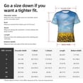 thumbnail image 4 of Rocae Blooming Sunflower Field for Men's Moisture-Wicking Crew Tee - T-Shirt for Sports, Outdoor Activities, and Casual WearX-Large, 4 of 9