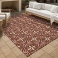 thumbnail image 3 of Addison Rugs Chantille Indoor/Outdoor Transitional Lattice Brick Machine Washable Rectangle Rug, 10' x 14', 3 of 8