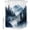 Blue, Gray, White, variant on Shower Curtains for Bathroom, Blue Black Mountain Waterproof Fabric Shower Curtain, Forest Pine Trees Abstract Art Decorative Bathroom Curtain for Bathtub, 36"x72", No Hooks Included