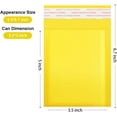 thumbnail image 2 of Kraft bubble mailers 3.5x5 Inch 100 Pack,Self-Sealing Paper Envelopes for Packaging,Strong Adhesion Envelope Mailers, Small Waterproof Cushioned Padded Shipping Bags Yellow #0000, 2 of 11