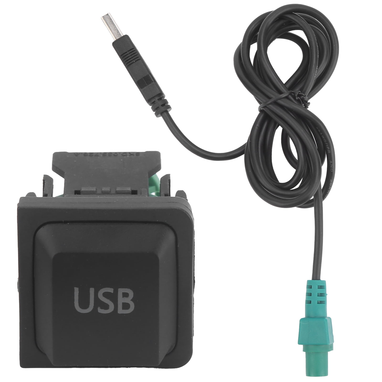 mod stål pubertet Audio Cable, Car USB Adapter Music Playback Universal For Tablet For MP3  For Phone - Walmart.com