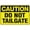 Warning Sign 1, variant on Caution Do Not Smoke Eat Drink in This Area Metal Aluminum Sign 12 x 8 Inches - Pre-Drilled Holes for Easy Mounting, Indoor Outdoor Use for Fence, Door, Gate, Lab