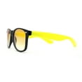thumbnail image 4 of Classic Iconic 2 Tone Horn Rim Sunglasses Black Yellow, 4 of 4